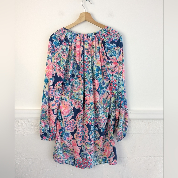 Lilly Pulitzer • Willa Dress Indigo Gypsea - Picture 6 of 8